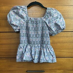 JCREW peplum top. Size XS